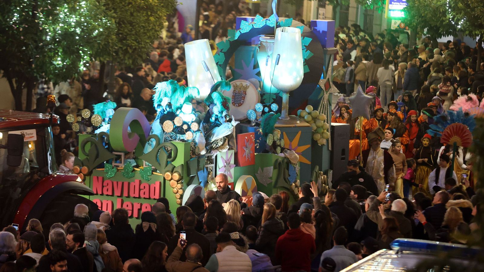 Imágenes de la cabalgata del Cartero Real de Jerez