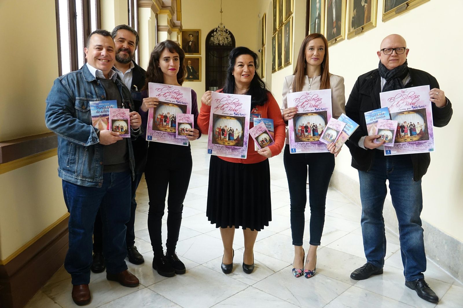 Presentación de la obra 'El silencio de la boba' en el Ayuntamiento.
