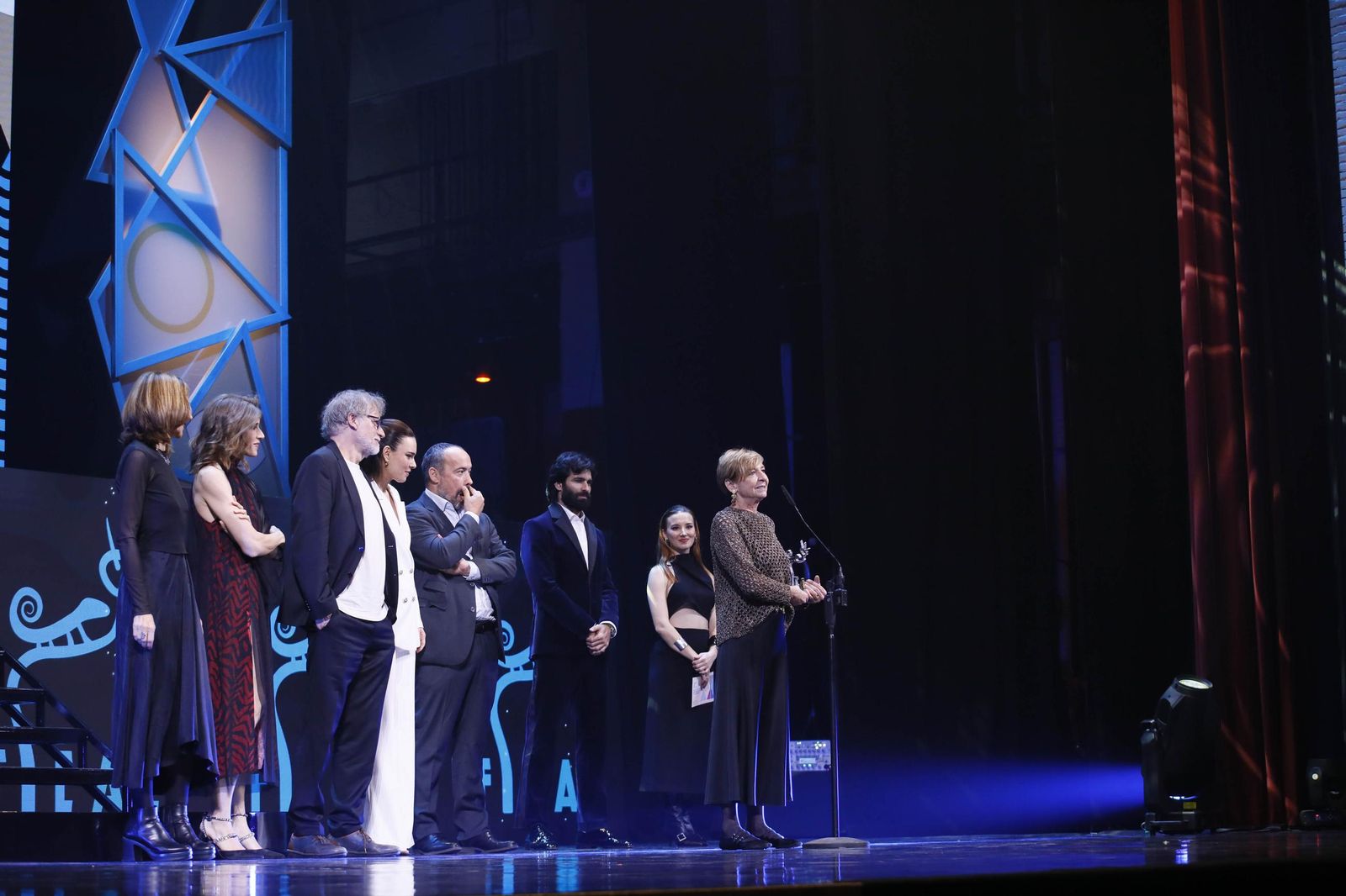 Las imágenes de la gala del Festival Internacional de Cine de Almería (Fical) con el premio 'Almería, tierra de cine' a Karra Elejalde