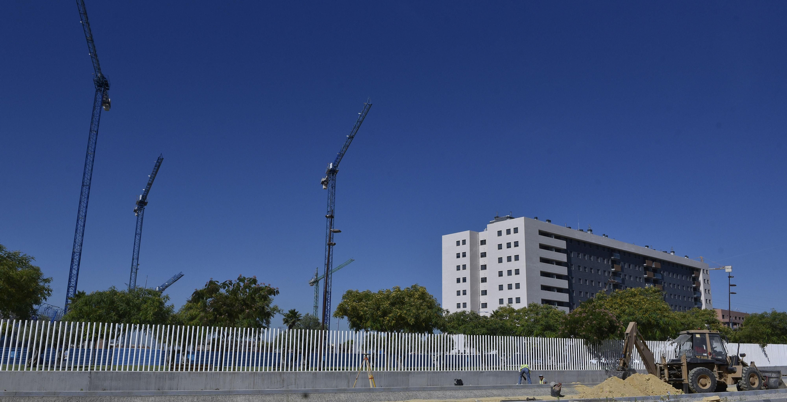 Entrenúcleos, una de las zonas de mayor expansión residencial del área metropolitana de Sevilla, en una imagen del año 2020.