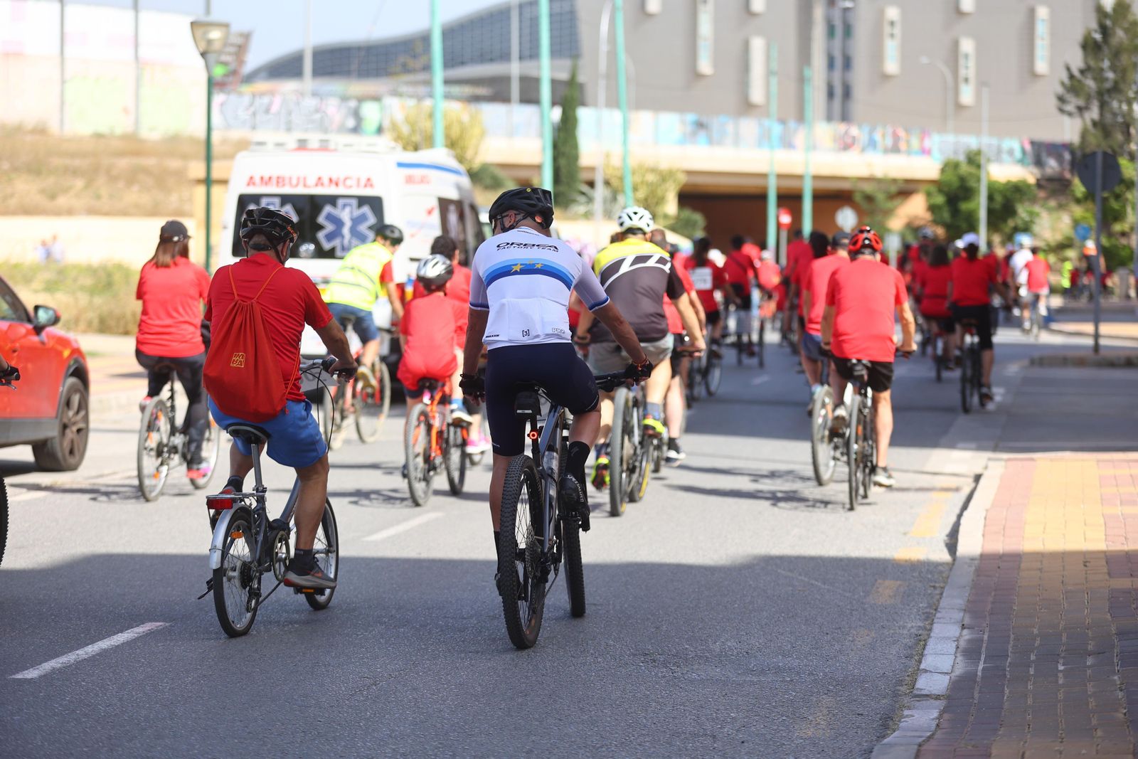 La 'bicicletada' de Cruz de Humilladero, en fotos