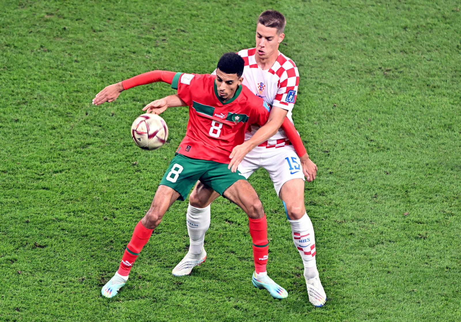 Las fotos del Croacia-Marruecos del Mundial de Qatar