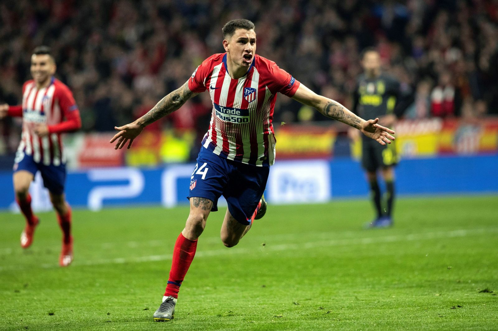 Las imágenes del Atlético de Madrid-Juventus