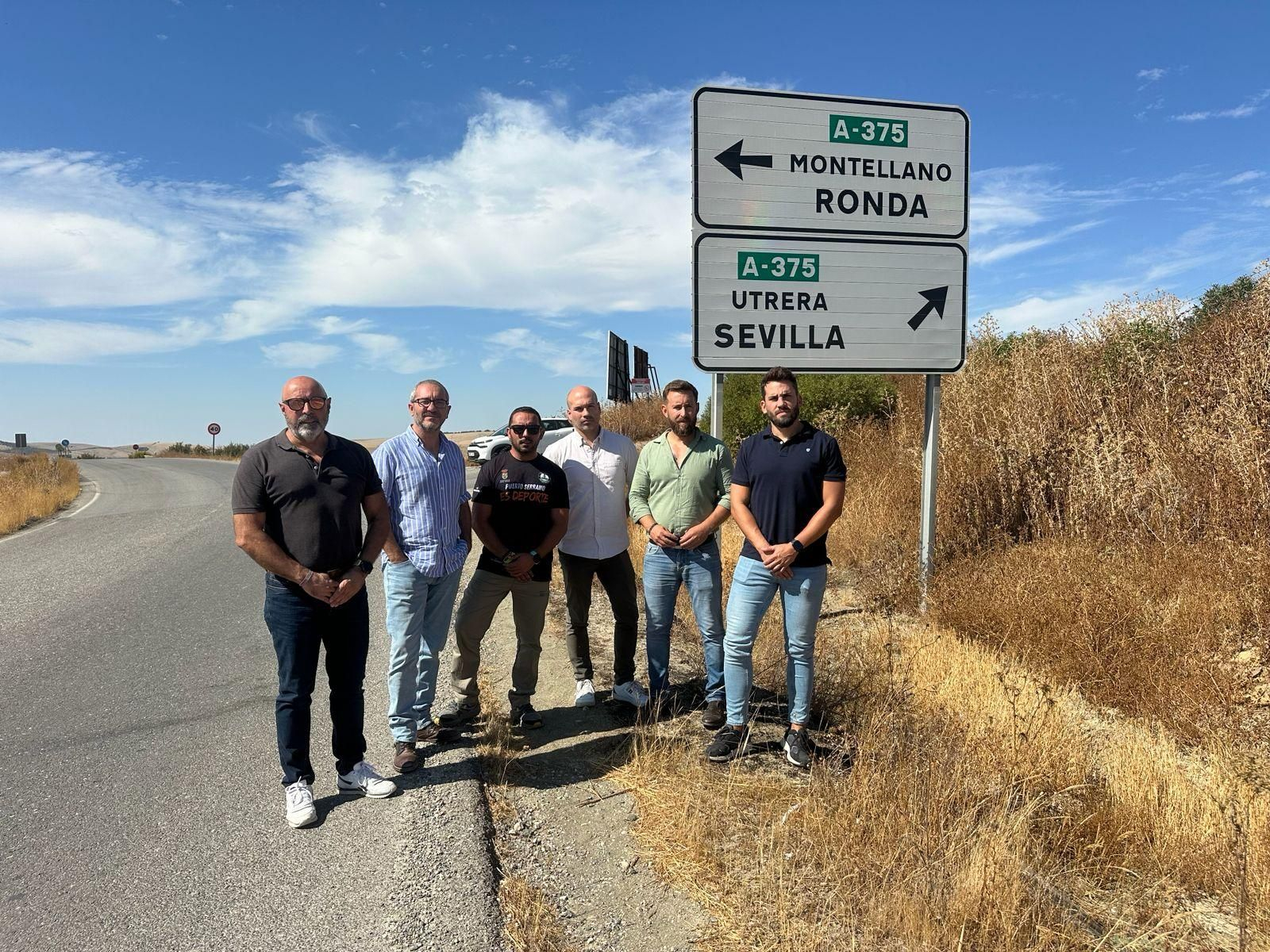 Los alcaldes exigen mejoras en la carretera A-375