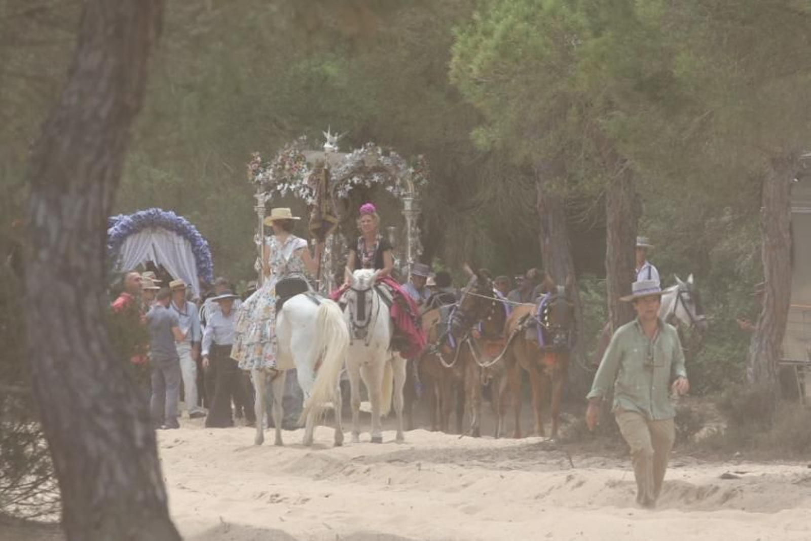 La Hermandad del Rocío de Jerez finaliza este jueves el camino de vuelta. La Hermandad del Rocío de Jerez finaliza este jueves el camino de vuelta.