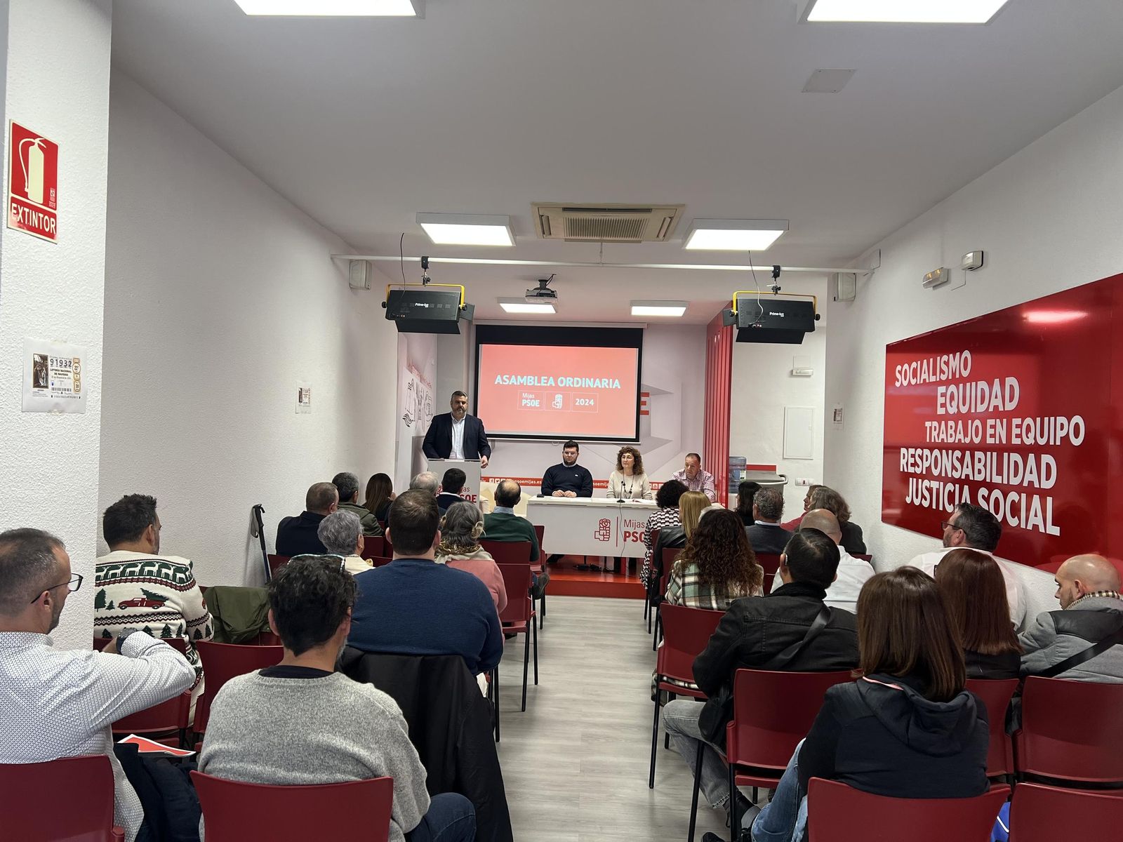La asamblea ordinaria del PSOE de Mijas.