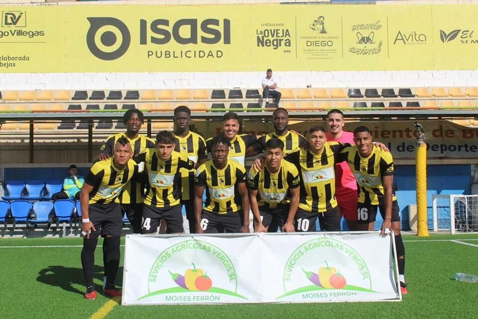 Once presentado por el Berja en un encuentro de la presente temporada.