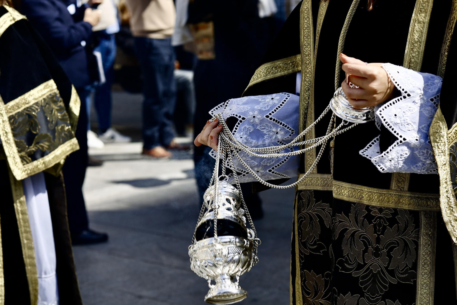 Descendimiento en el Viernes Santo de Málaga, en imágenes