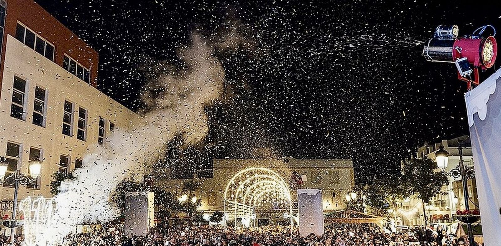 Una fiesta previa a la Nochevieja.