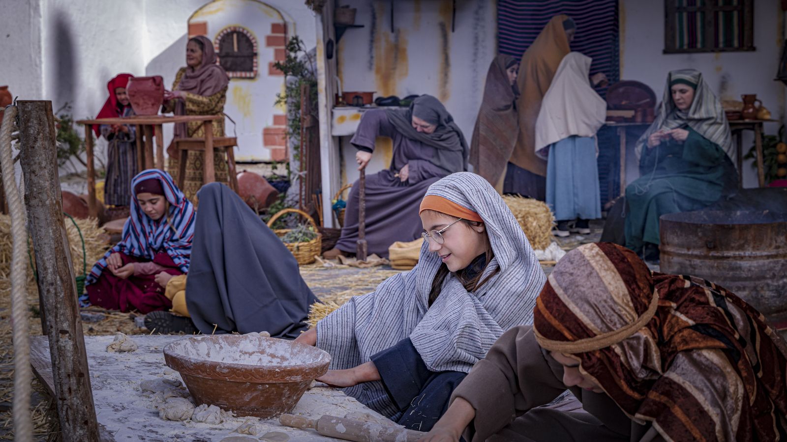 Las imágenes del Belén viviente en Medina Sidonia