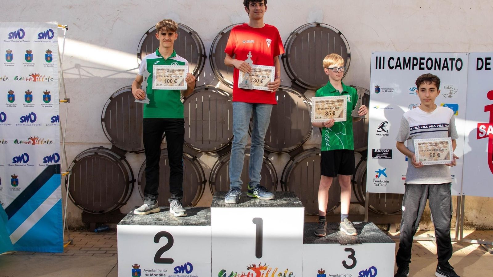 Nicholas Kowalsi Rubiales, subcampeón de Andalucía sub-14.