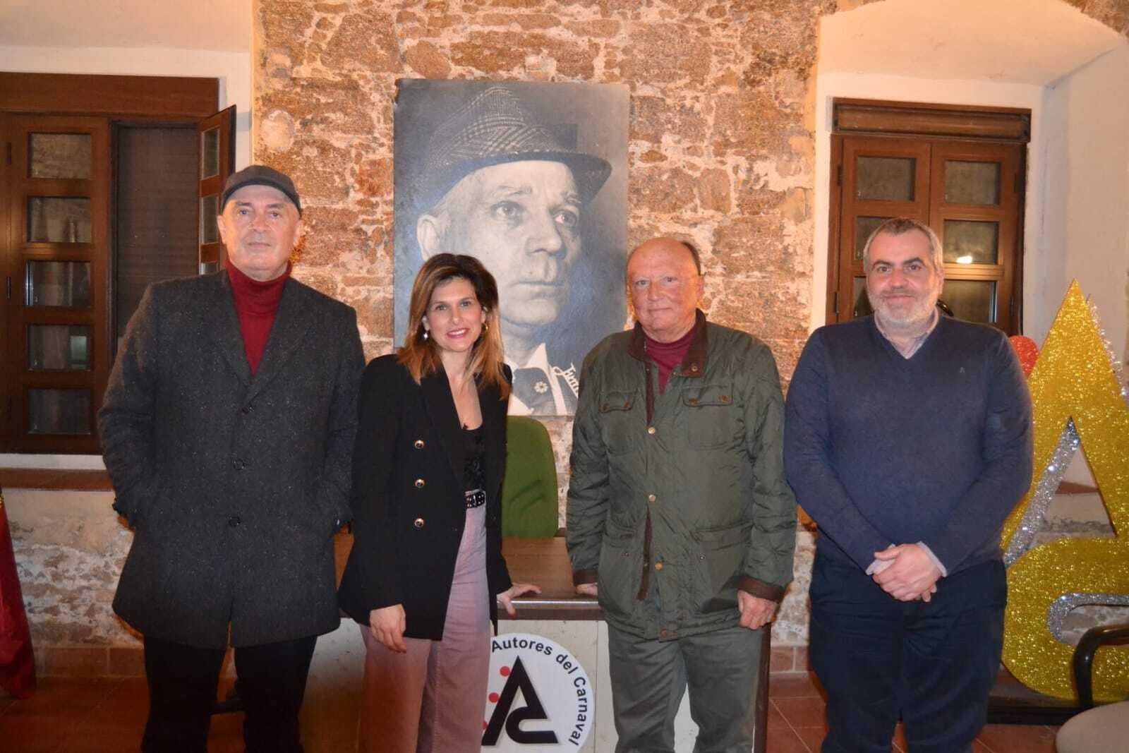 El jurado del XXV certamen 'Coplas del Carnaval para Andalucía'.