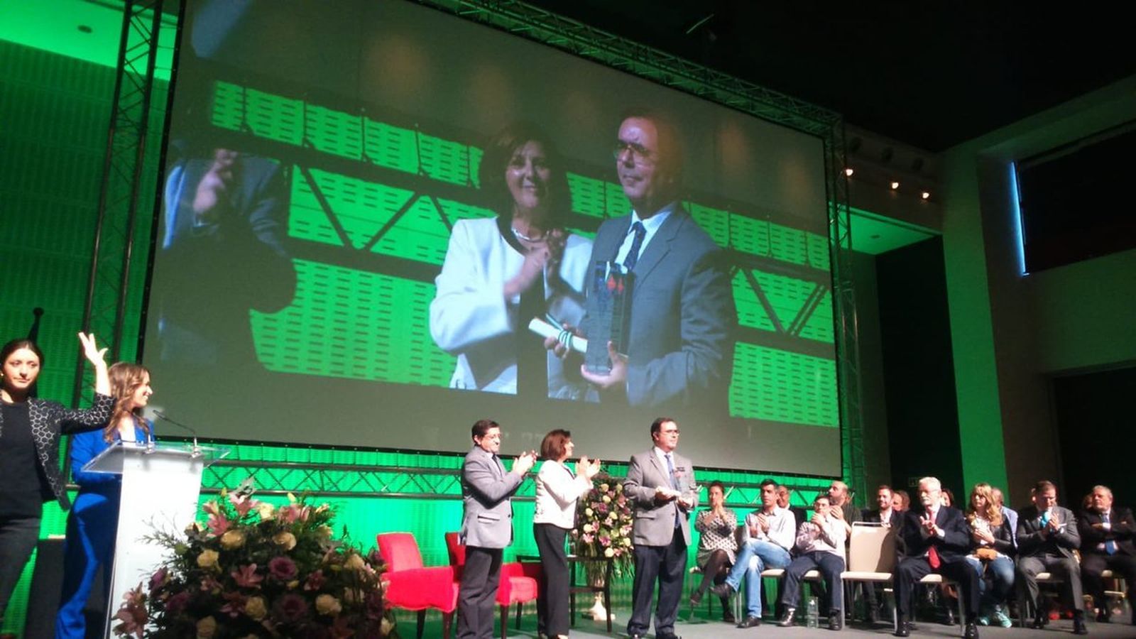 Entrega del Premio Andalucía Más Social a la Universidad Pablo de Olavide.