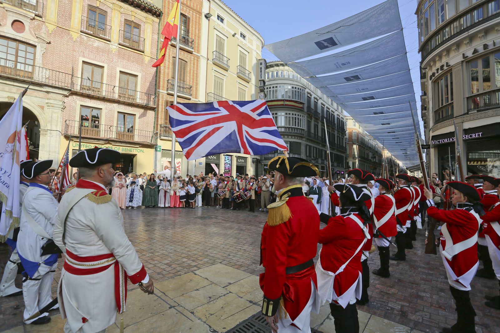 Las fotos del desfile en Málaga en recuerdo a Bernardo de Gálvez