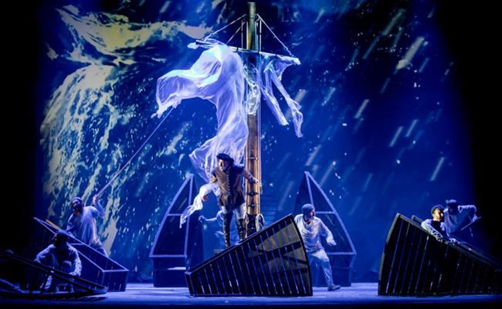 Una escena de la Odisea de Magallanes-Elcano