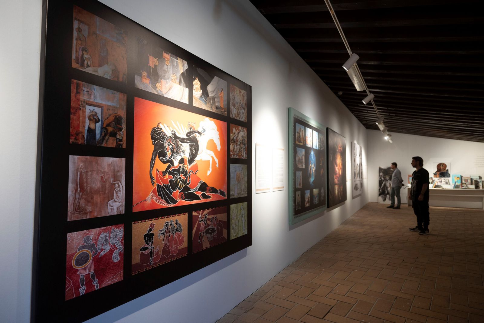 La muestra de Santa Catalina sirve de plataforma a una serie de actividades para acercar la mitología a los más pequeños.