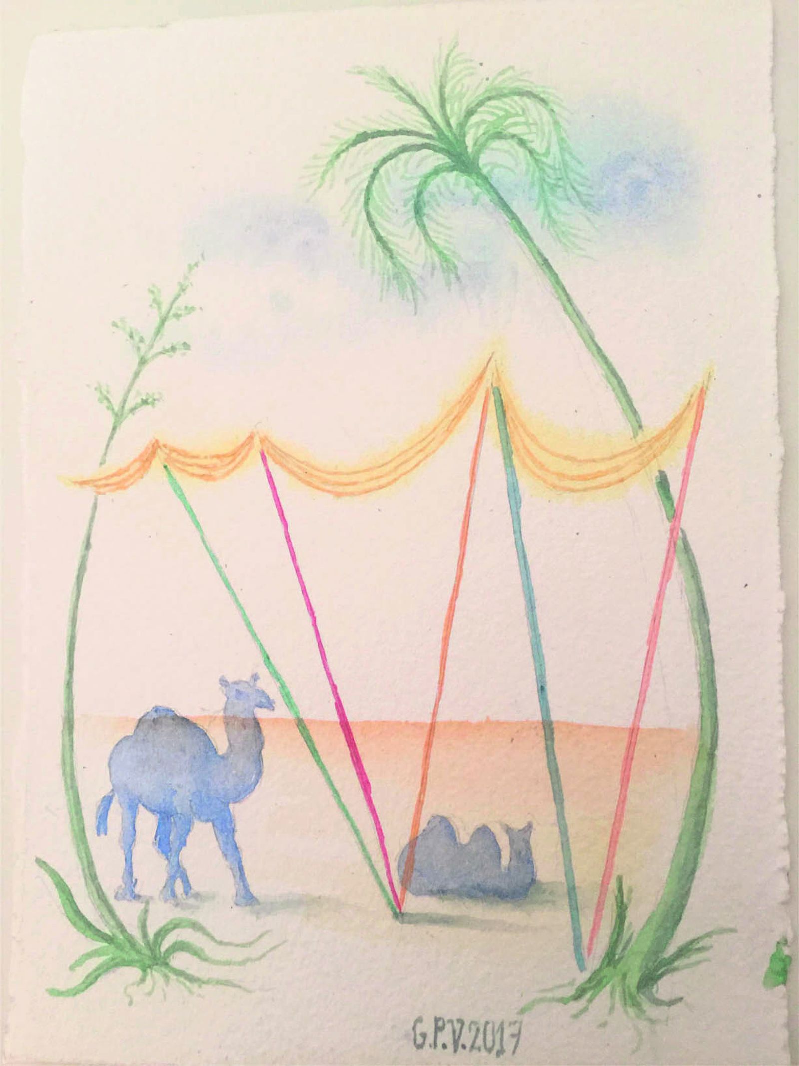 Guillermo Pérez Villalta  Pérez Villalta ilustra el 'Jaiqú del bar Edén'.