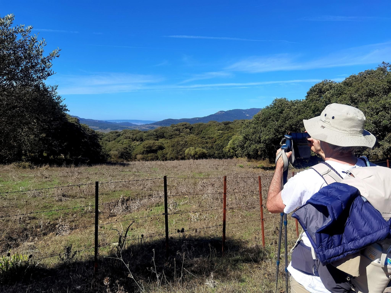 El valle de Ojén hacia poniente El valle de Ojén hacia poniente