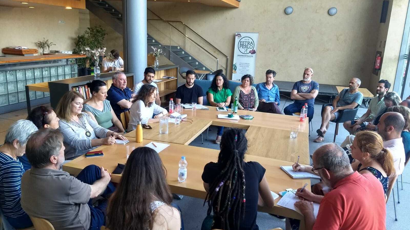 Primer taller de la sociedad civil para conseguir una Sevilla Capital Verde Europea 2023, celebrado este jueves en la Cartuja.