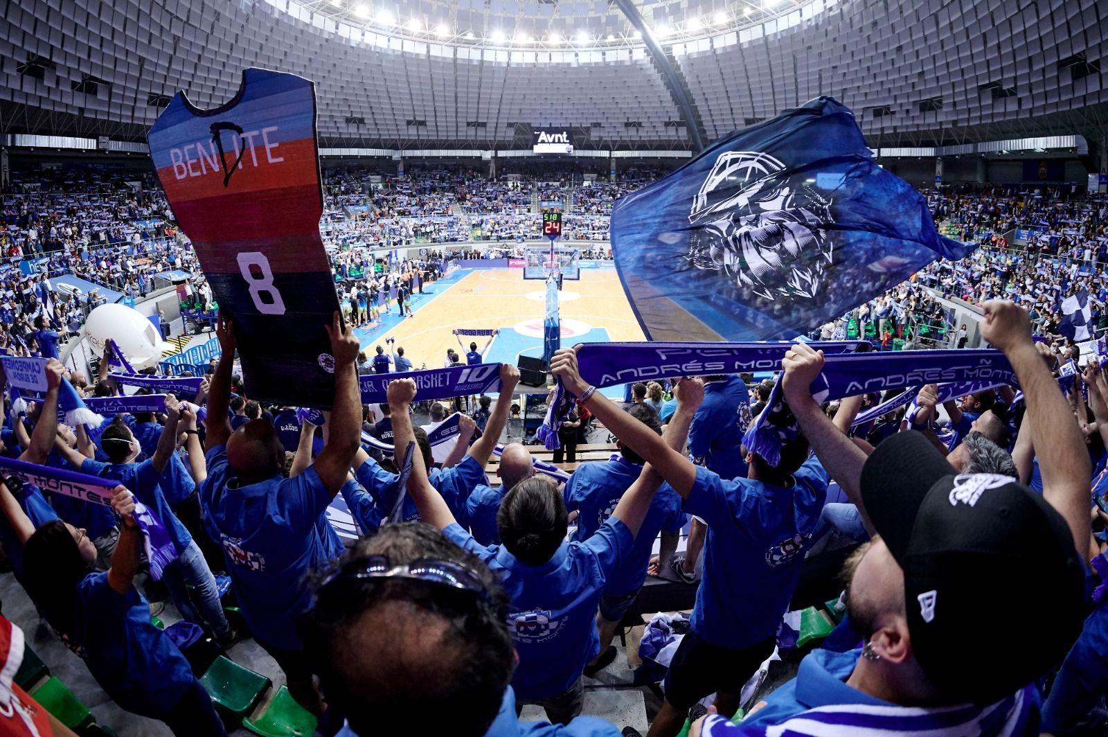 El Coliseo de Burgos, lleno para ver al San Pablo.