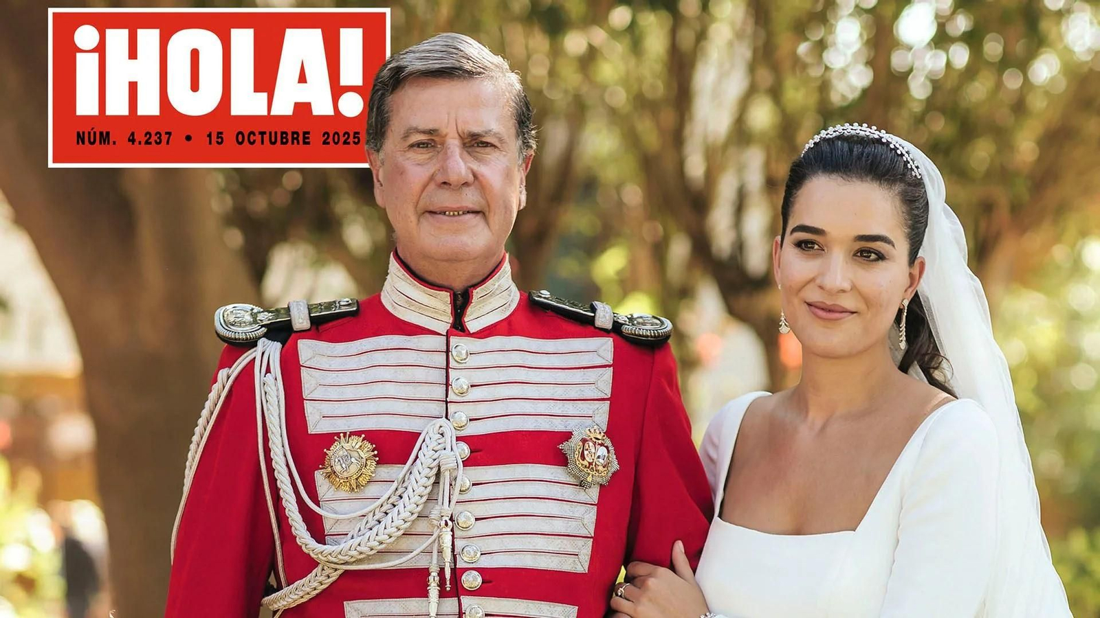 Cayetano Martínez de Irujo y Bárbara Mirjan en la portada de '¡Hola!'