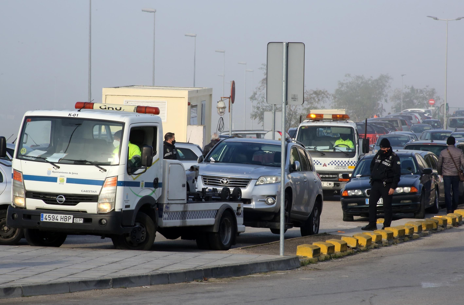 Coronavirus:Intensa jornada de pruebas PCR en el Hospital de Jerez