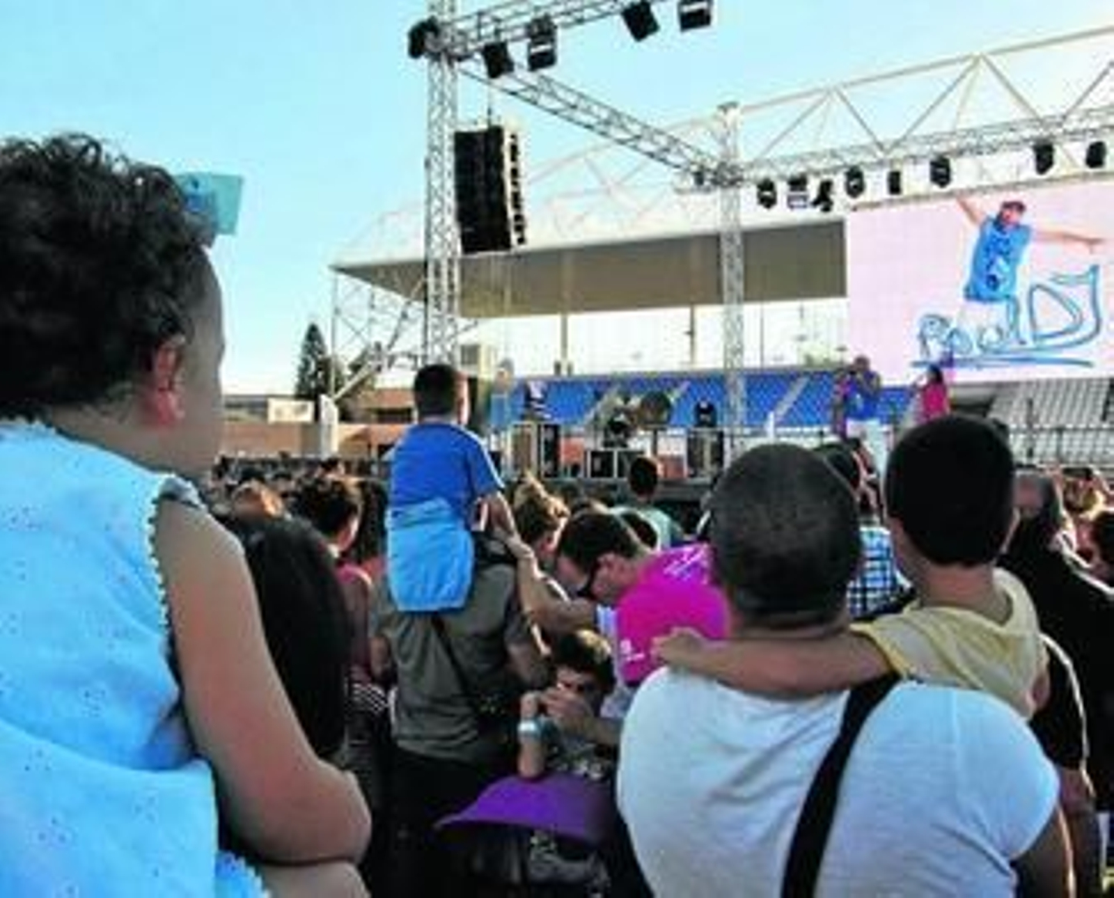 El festival contó también con una zona de ocio con hinchables.