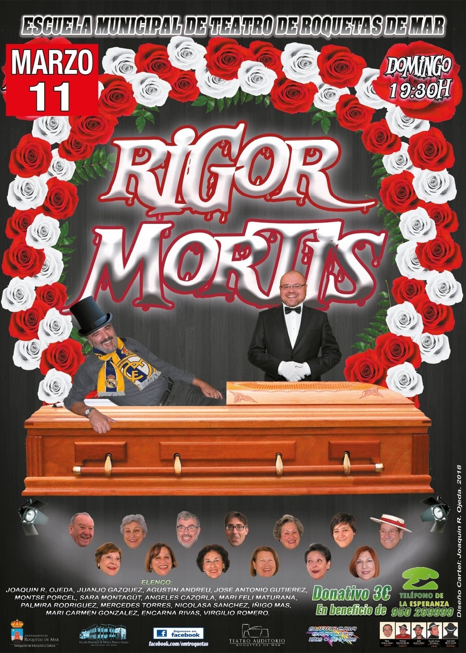 Cartel de la obra 'Rigor Mortis' que llega al Auditorio.