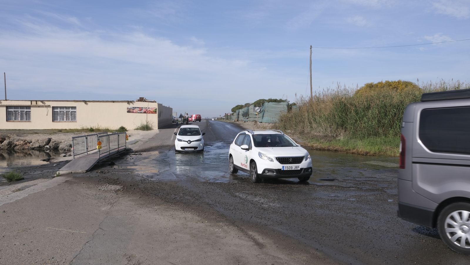 Imágenes del 'lago artificial' de Costacabana