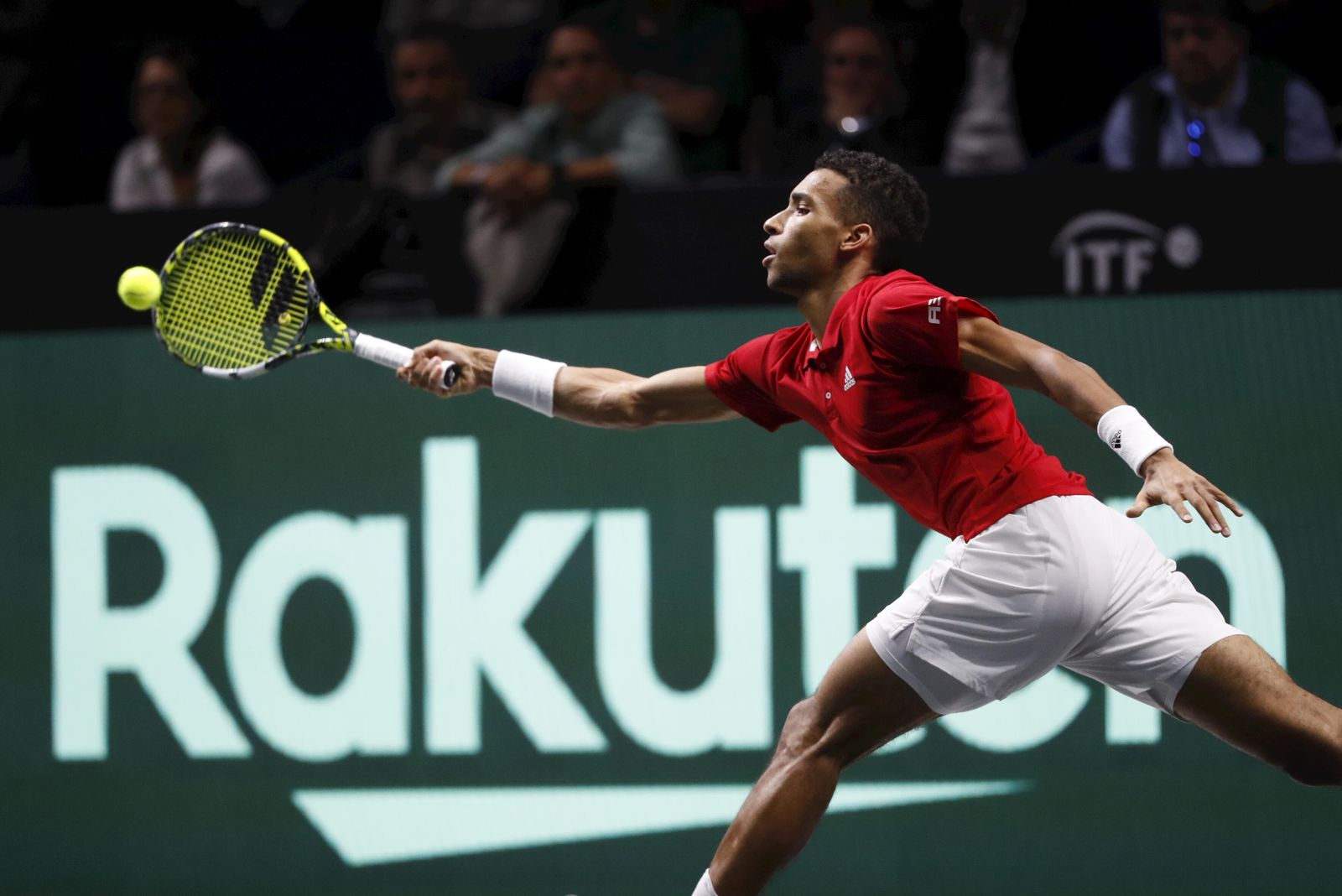 Felix Auger Aliassime - Lorenzo Musetti de la Copa Davis de Málaga