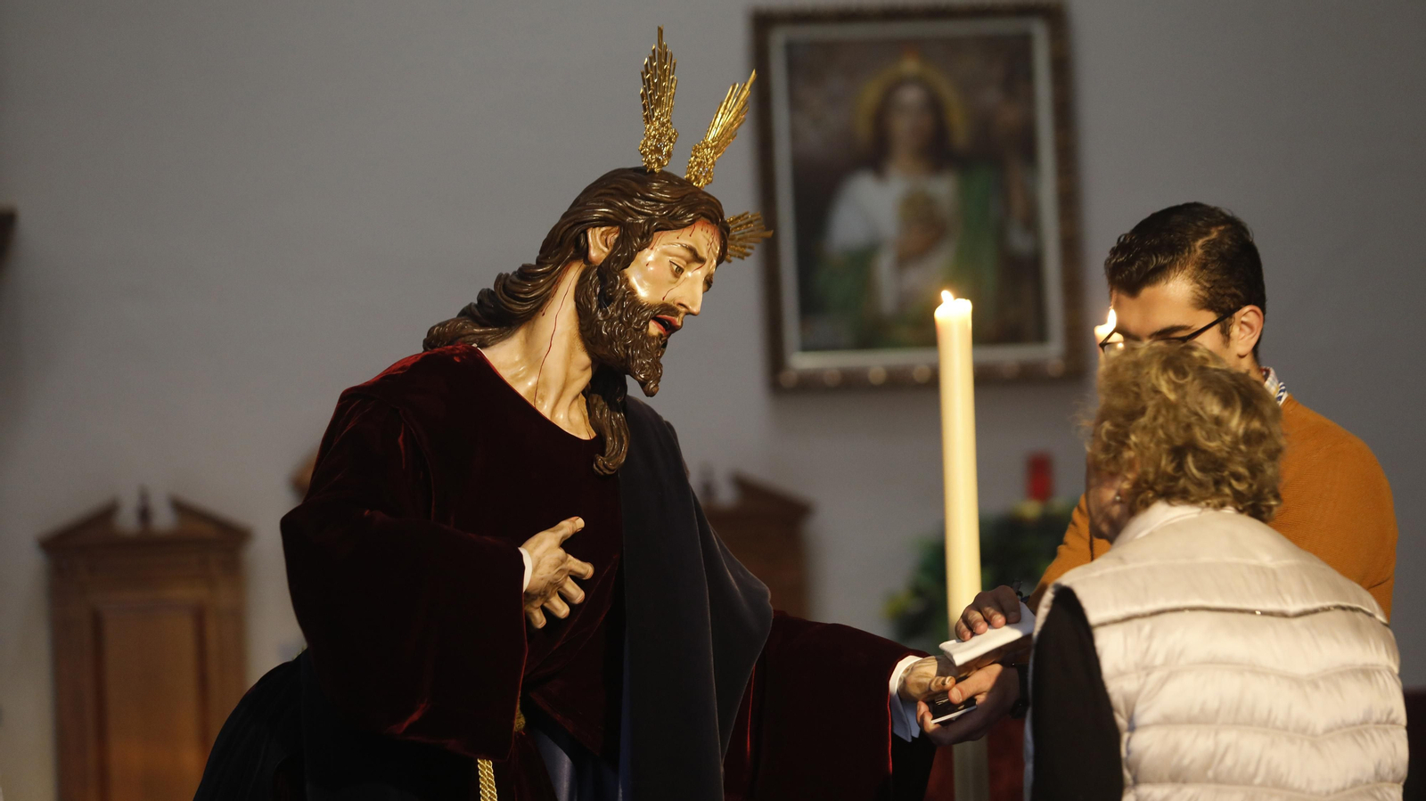 Besamano a la Oración en el Huerto en la Parroquia San José en La Línea