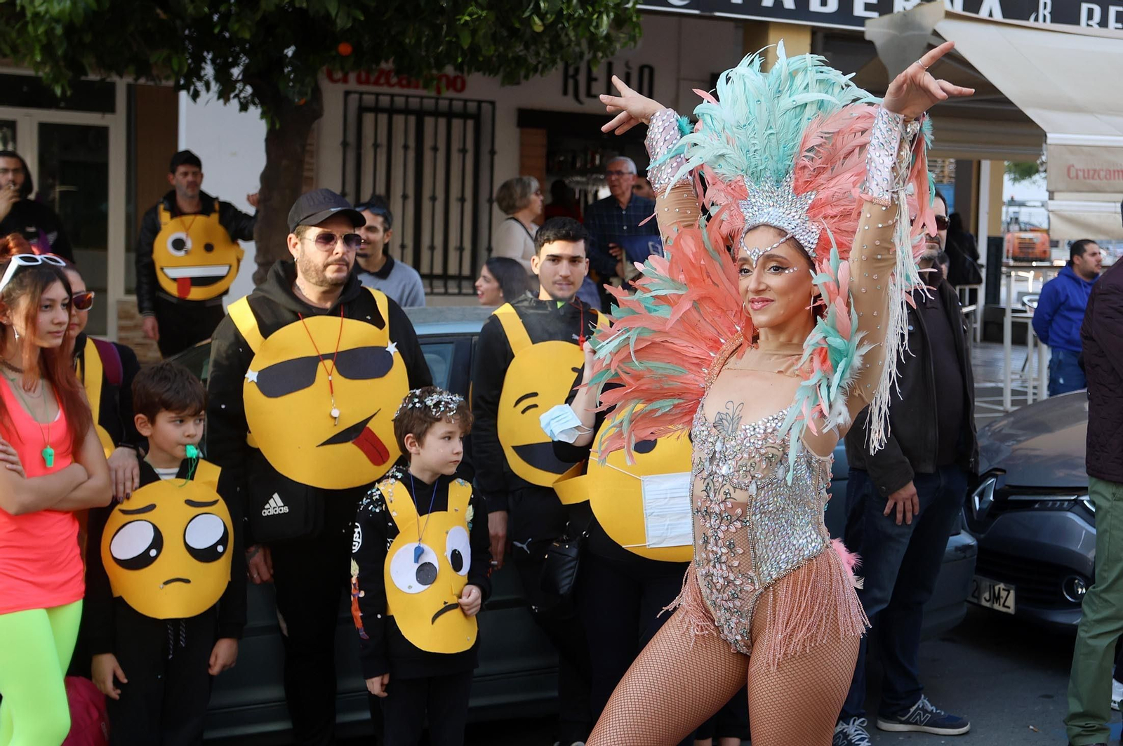 Imágenes de la cabalgata del Carnaval Colombino 2024