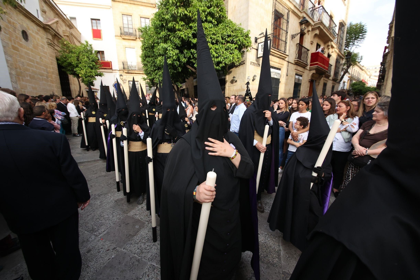Jueves Santo en Jerez: Imágenes del la Hermandad del Mayor Dolor