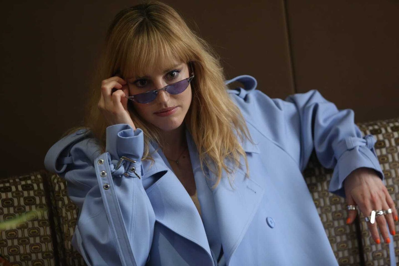 La actriz Natalia de Molina momentos antes de la entrevista.