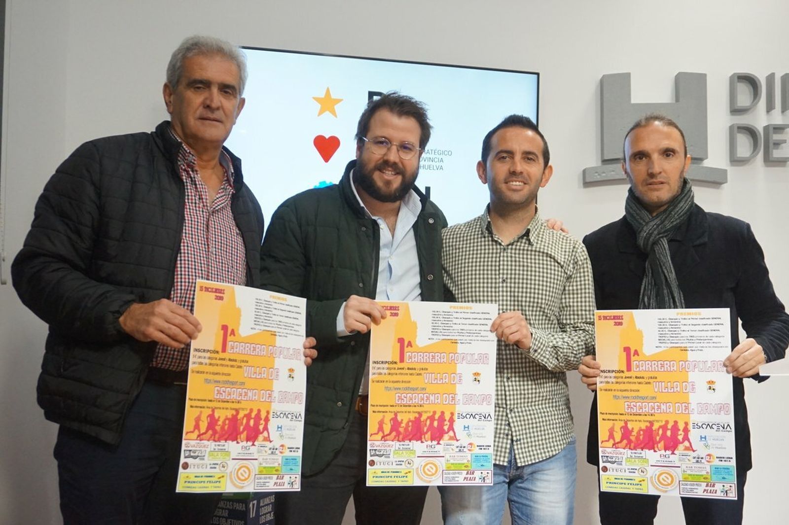 Presentación de la I Carrera Popular Villa de Escacena