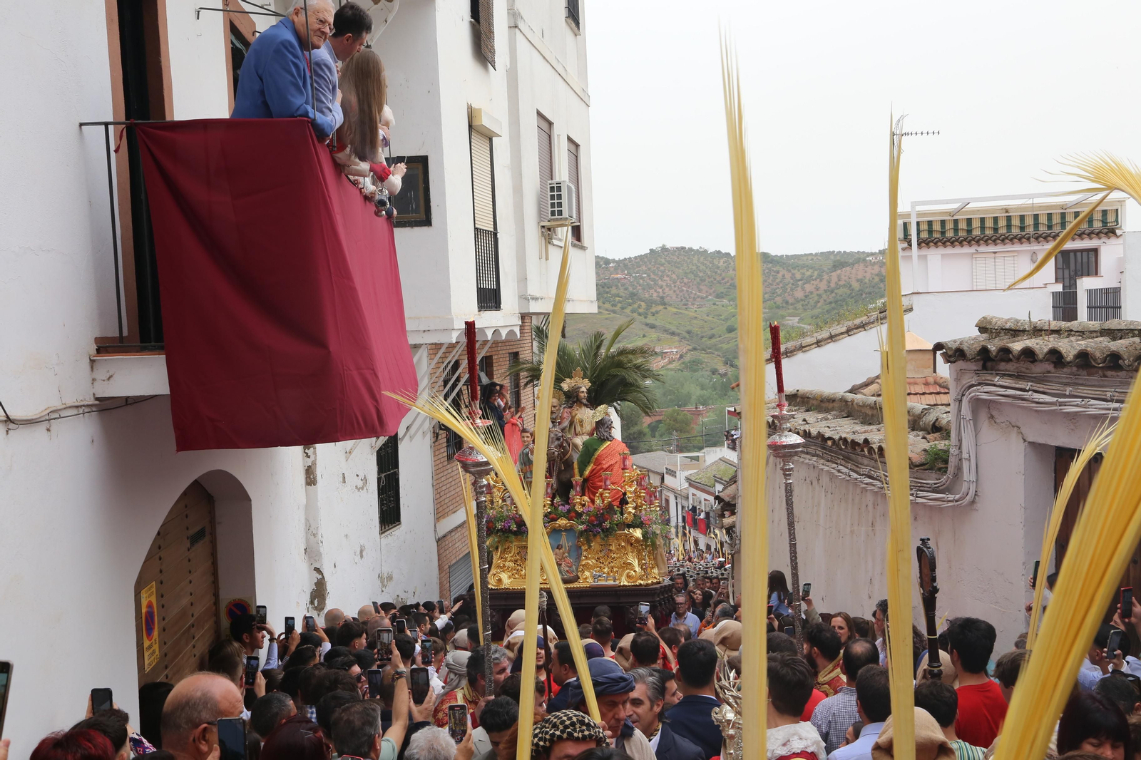 La procesión de la Borriquita de Montoro, en imágenes