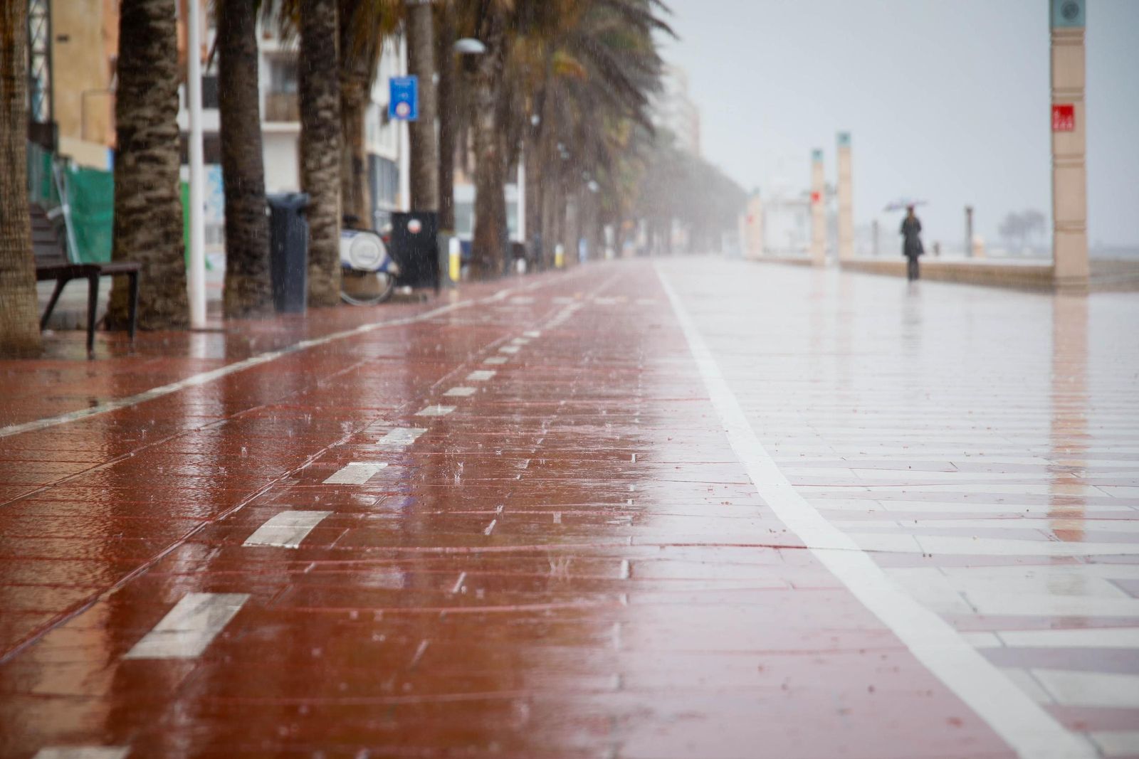 Las mejores imágenes de la lluvia en Almería