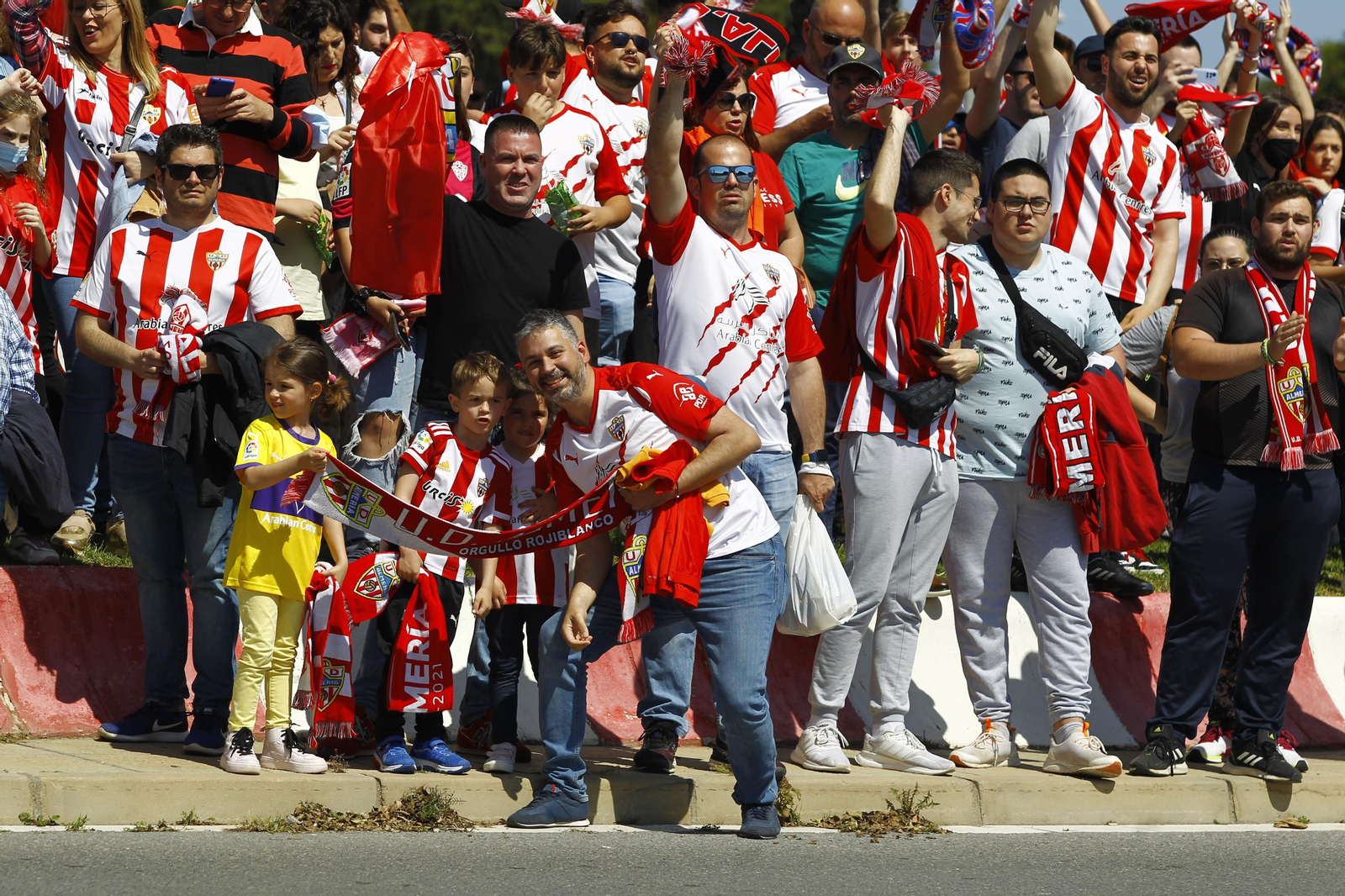 Imágenes del partido U.D. Almería-S.D. Amorebieta