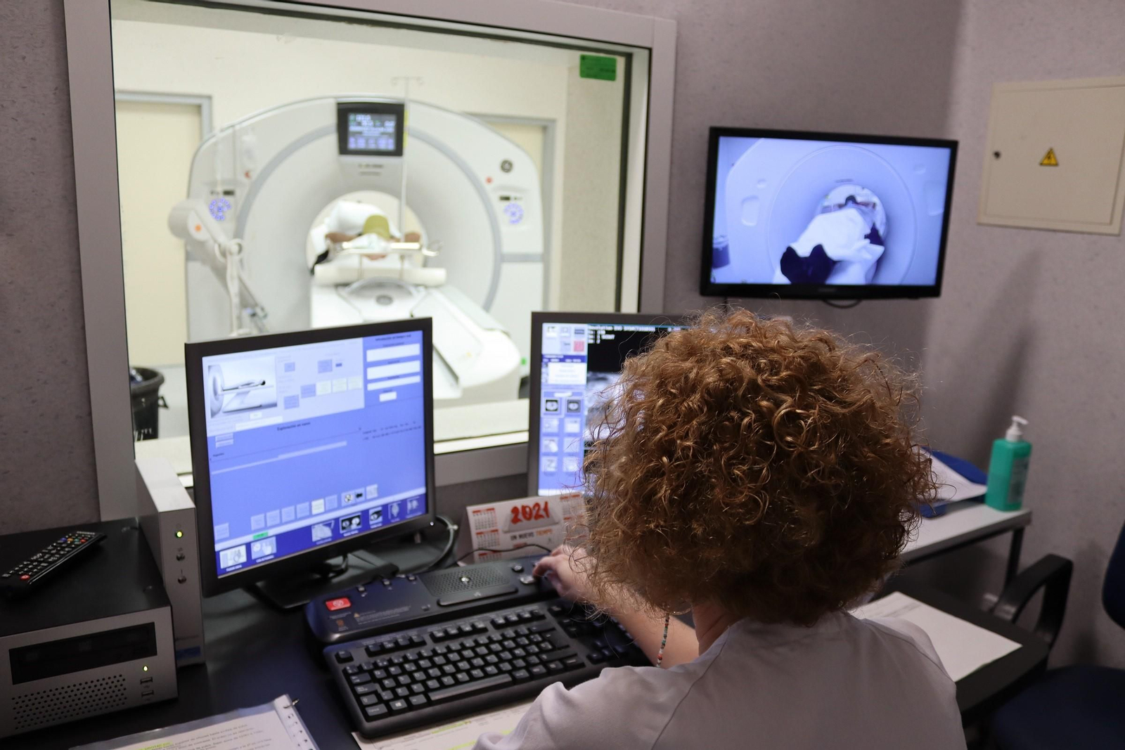 Imagen de archivo de una resonancia en un hospital andaluz.