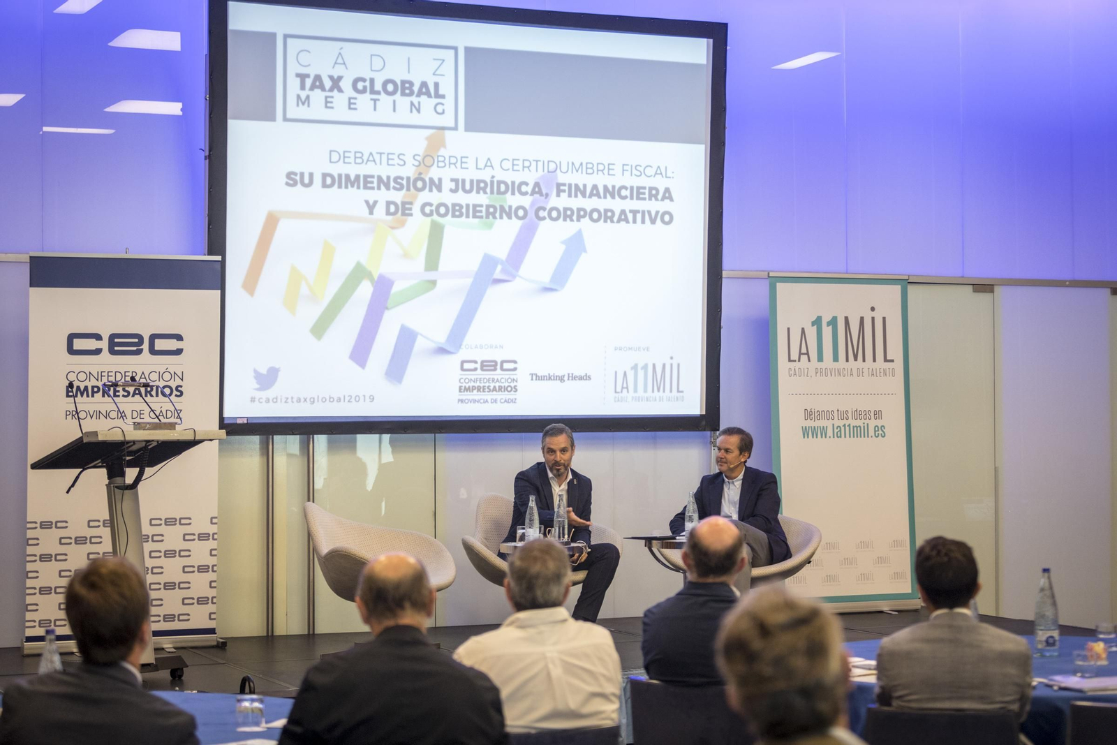 Sesión inaugural de la Tax Global Meeting.