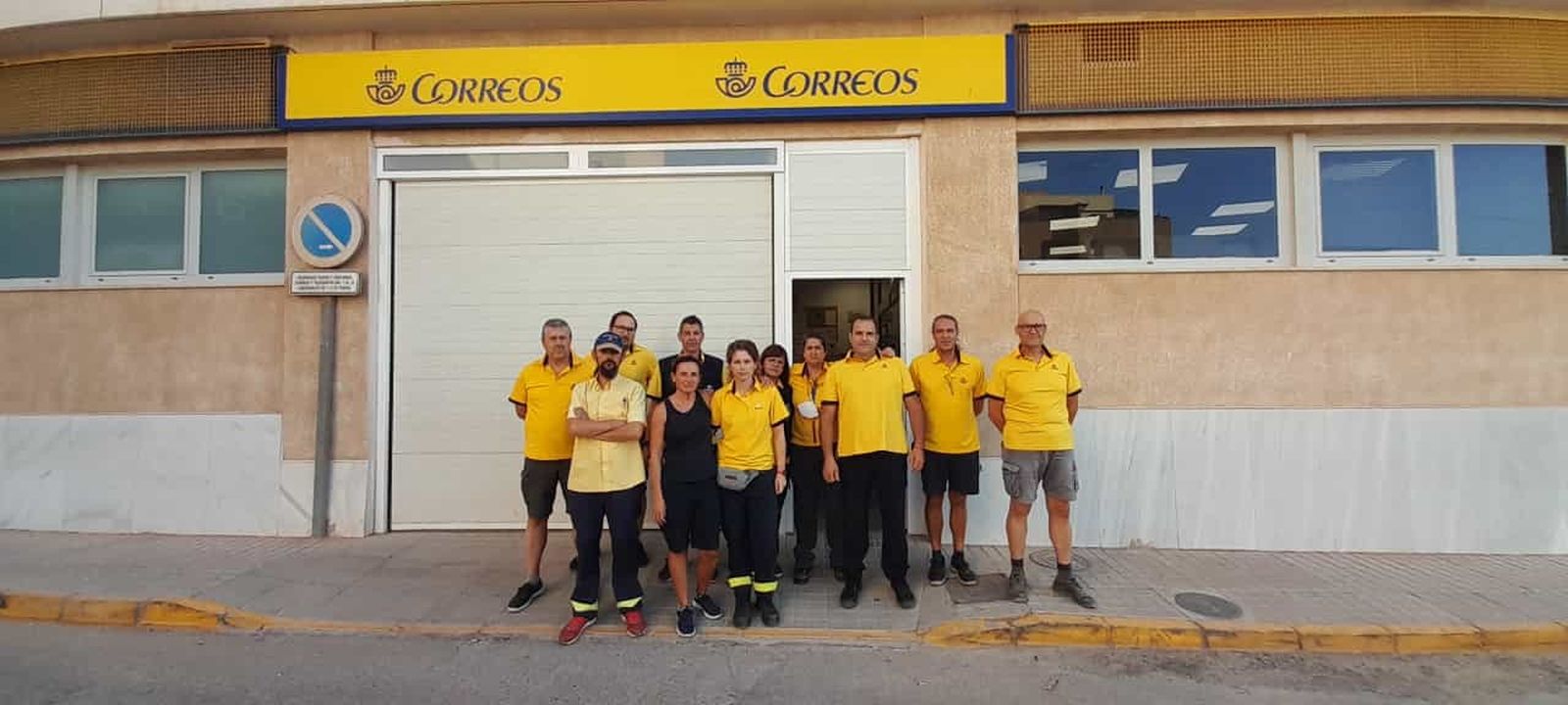 Protesta de los carteros de El Ejido