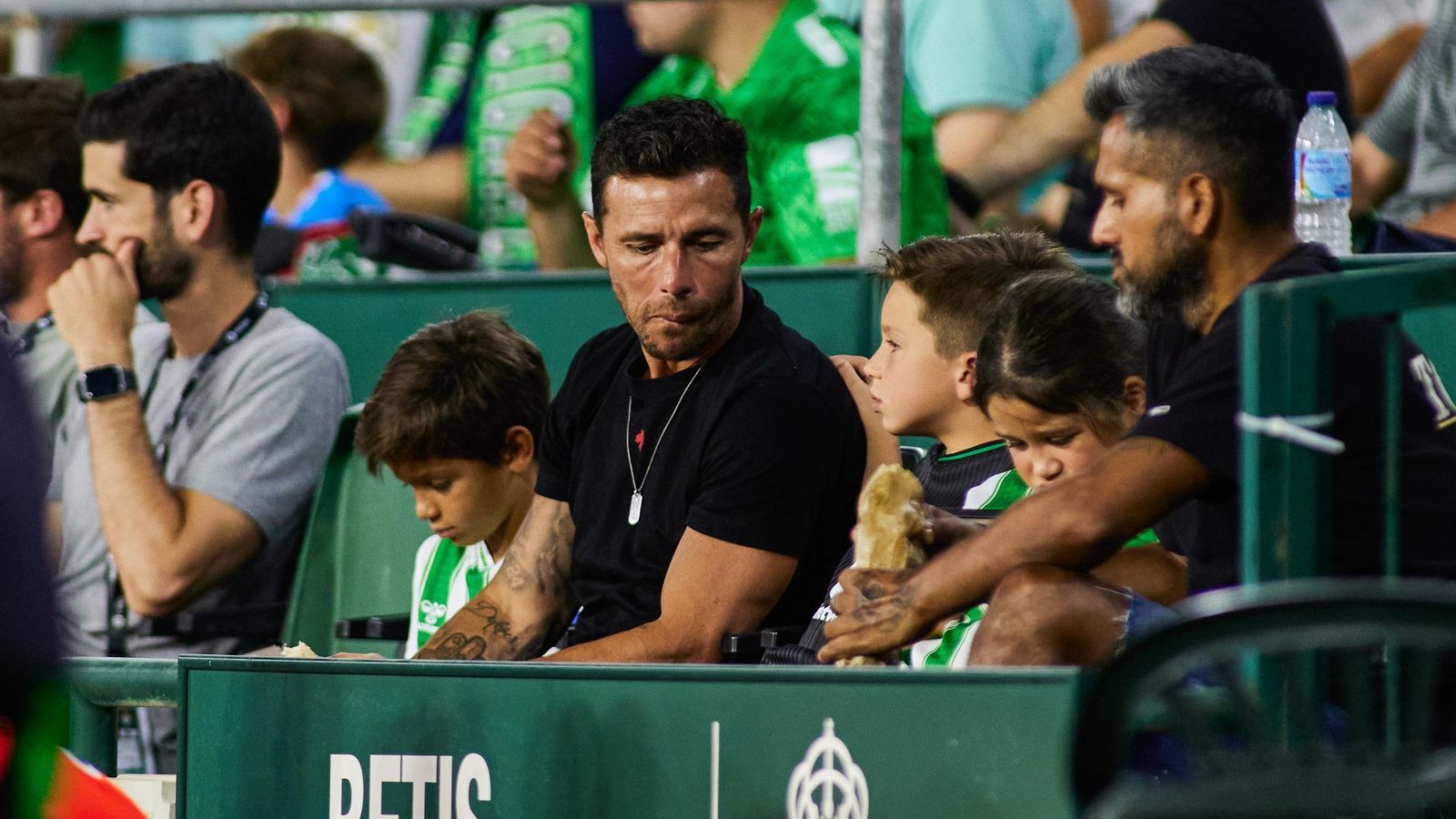 Rubén Castro en el Benito Villamarín para ver uno de los partidos del Betis