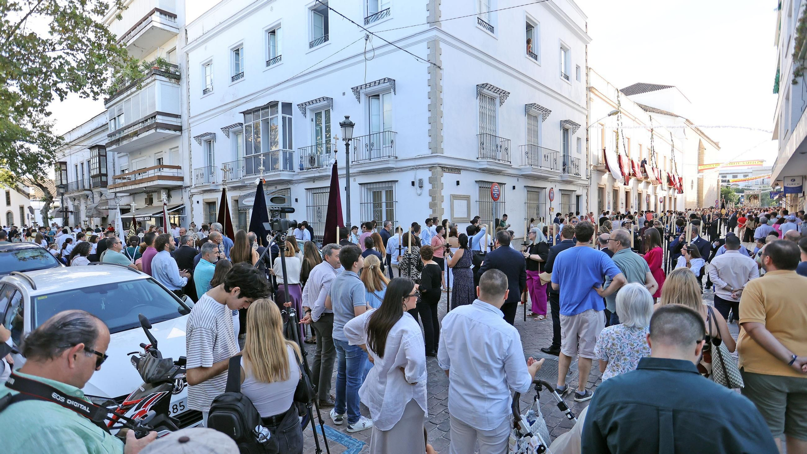 Imágenes de la procesión de María Santísima de la Trinidad por Jerez