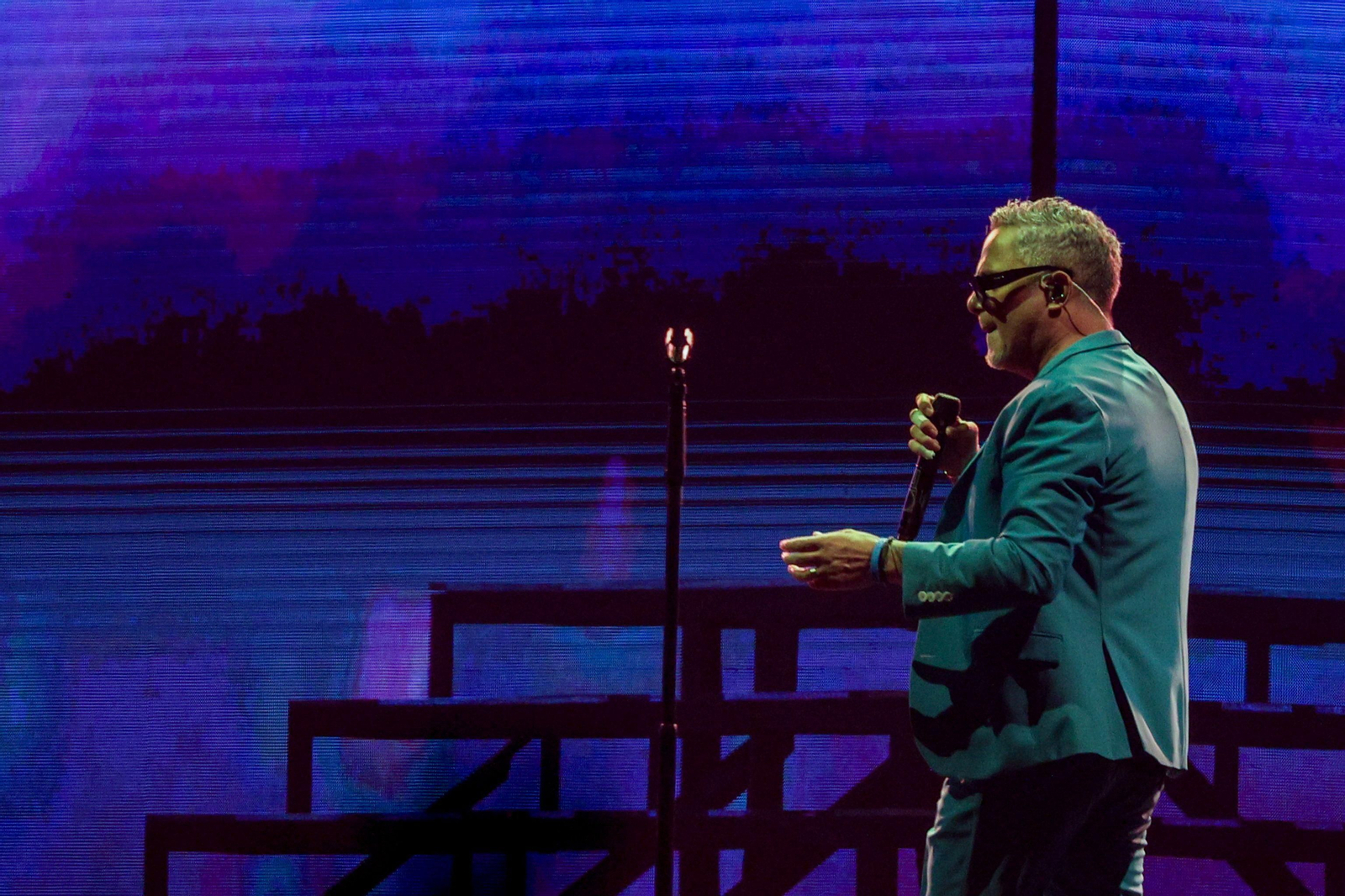 Alejandro Sanz durante una actuación en el WiZink Center, a 29 de junio de 2023, en Madrid