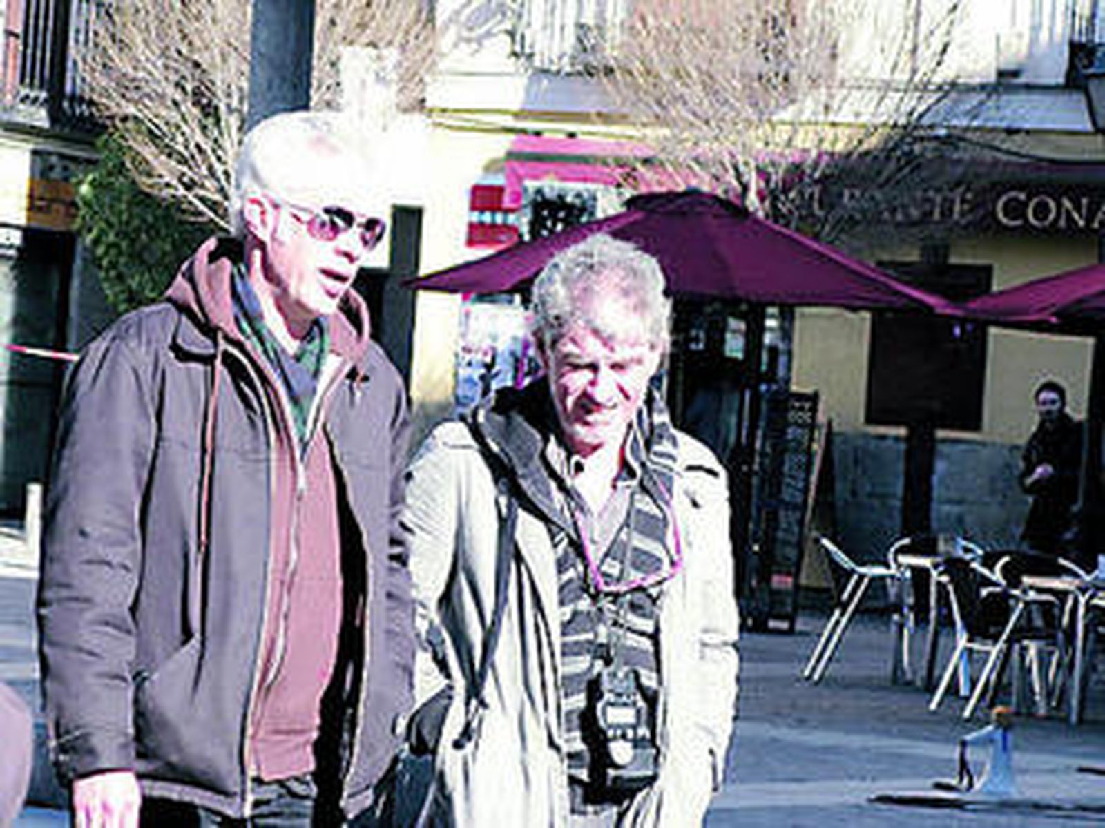 Jarmush durante el rodaje en Madrid.