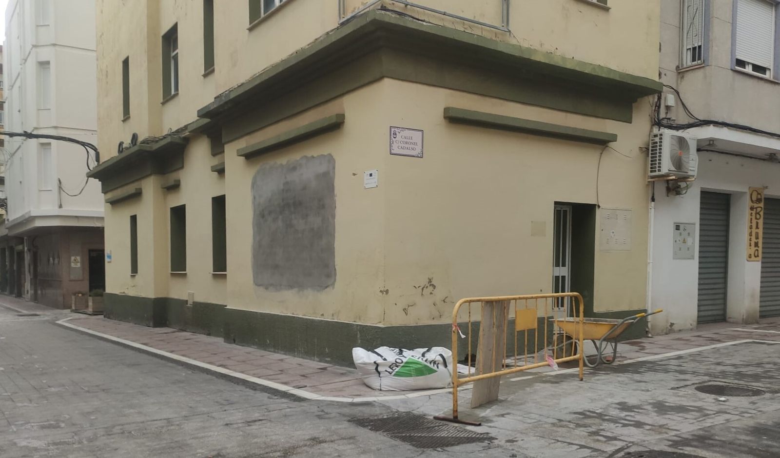 Las obras que se llevan a cabo en el edificio del Aula del Mar.