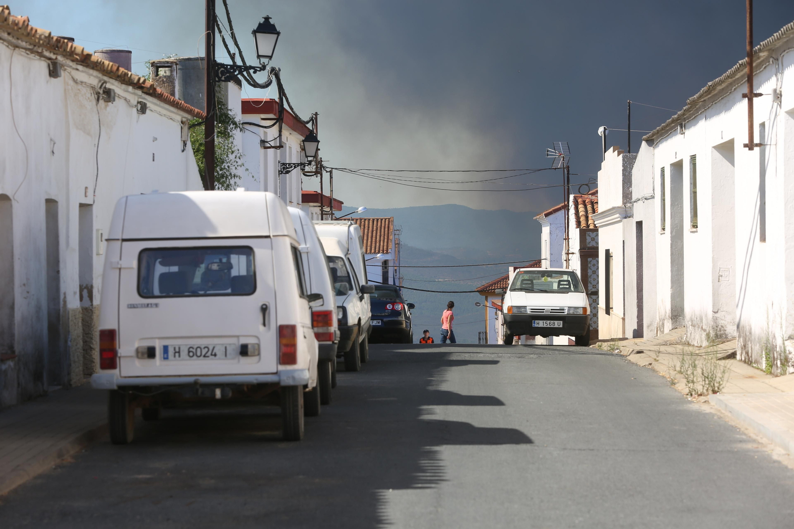 El incendio de Riotinto en imágenes