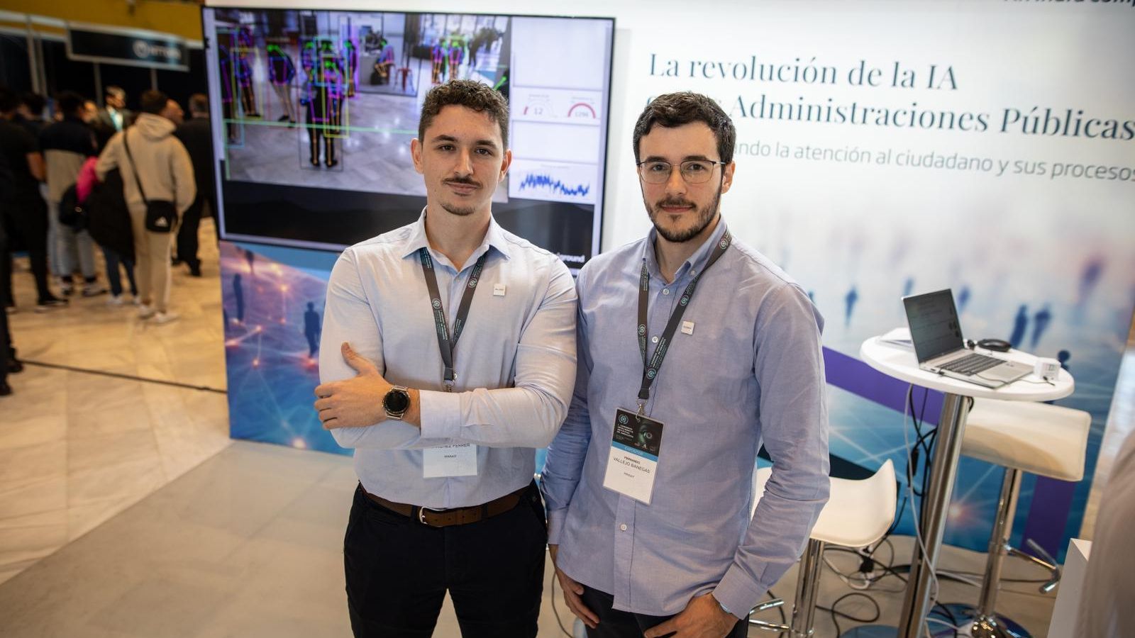 Fernando Vallejo y Alejandro Sánchez, creadores de la herramienta de tracking de personas de Minsait