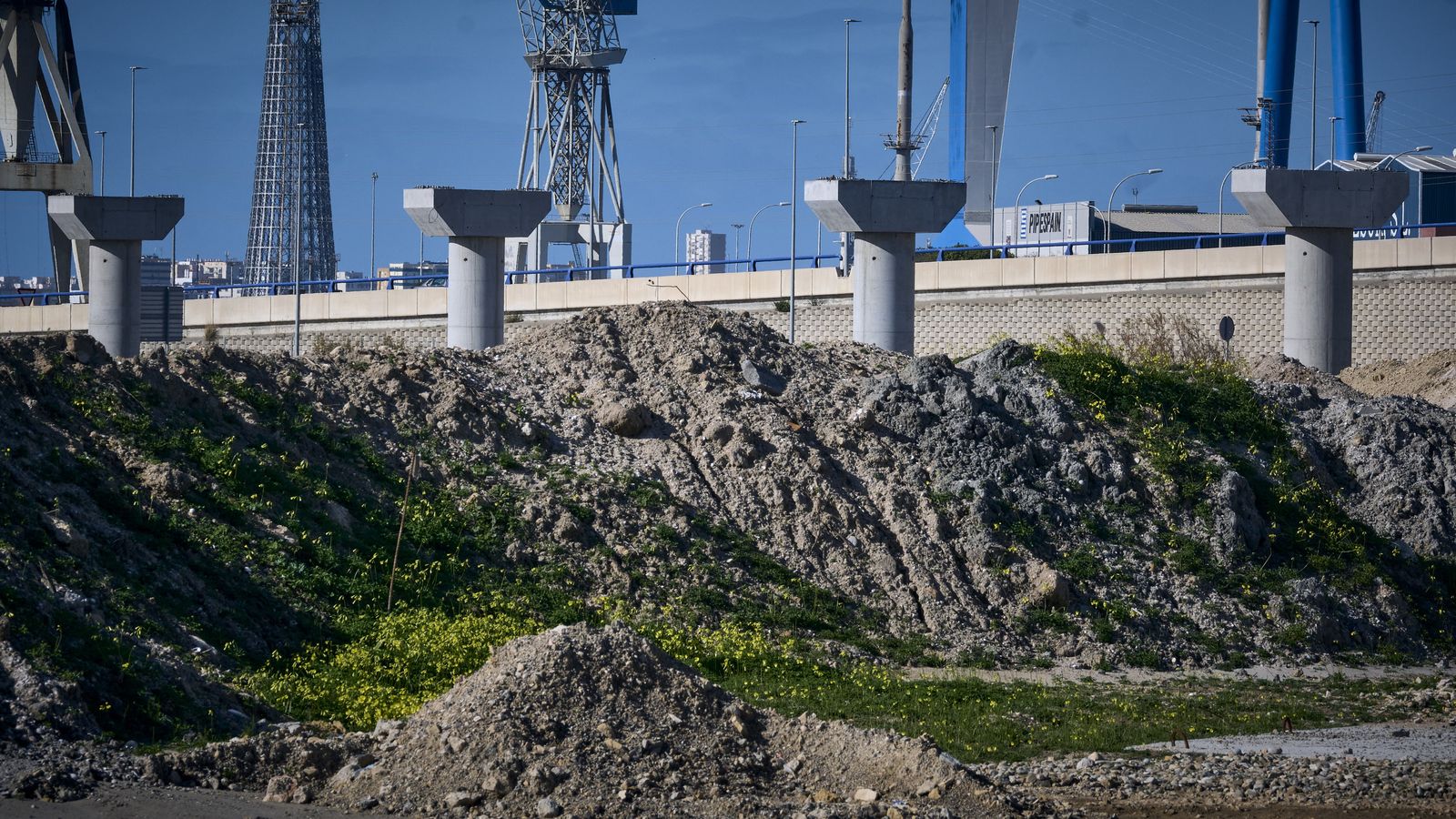 Imágenes del estado actual de la obra del trazado ferroviario de La Cabezuela