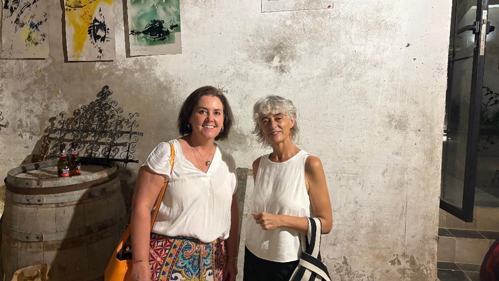 Las decanas del Colegio de Arquitectos de Cádiz y Sevilla, Paula Vilches y Nuria Canivell.